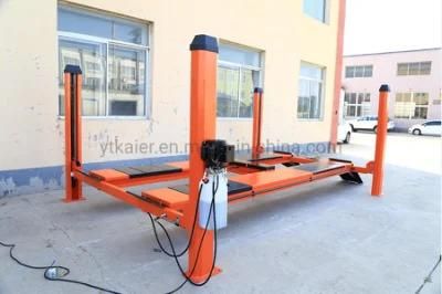 Factory Price 4 Post Car Alignment Lift with Second Lift