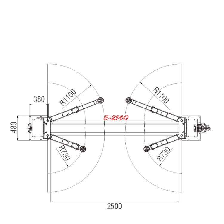 Vico Vehicle Lift Car Lifter Equipment Auto Body Maintenance