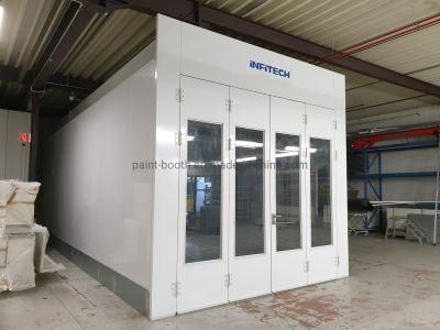 Full Downdraft Auto Spray Booth with Direct-Fired Gas Heating System
