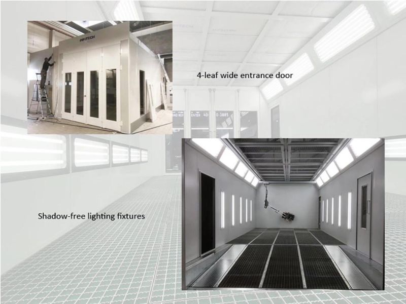 High Efficiency Full Downdraft Spray Paint Room for Auto Refinishing