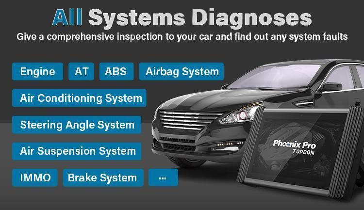 Topdon Phoenix PRO Online Programming Tool Car Diagnostic Scanner Auto Scan Automotive Professional Diagnosis ECU Coding 2 Years Update