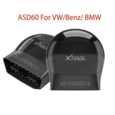 Xtool Asd60 Hex V2 OBD2 Scanner for VW Benz BMW Full Systems Diagnostic VAG COM 19.6 Free Update Software for Android/Ios