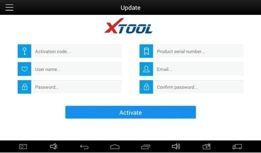 Xtool Ez500 Full-System Diagnosis for Gasoline Vehicles with Special Function Same Function with Xtool PS80