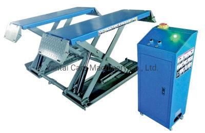 3500kg Lifting Capacity MID Rise Mobole Scissor Car Lift for Sale