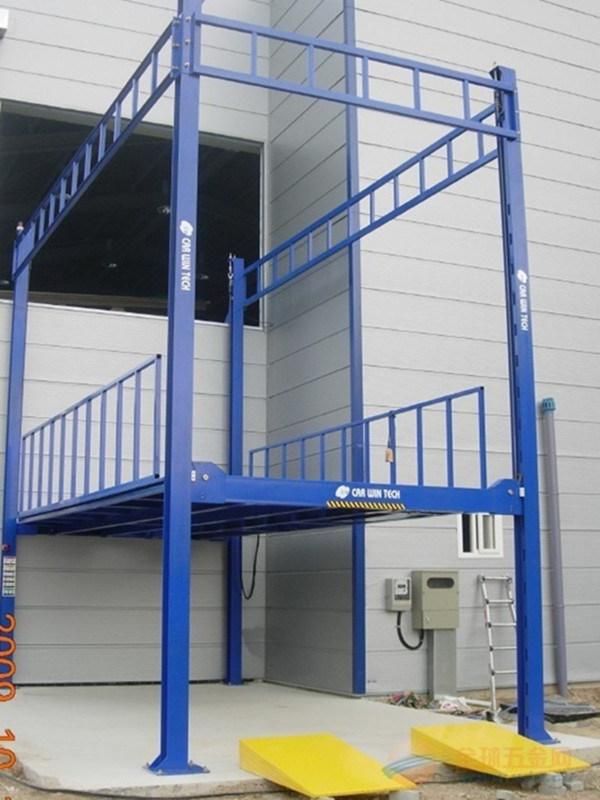 Vertical Hydraulic 4 Post Car Lift for Wasehouse or Garage Parking