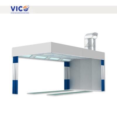 Vico Auto Body Polishing Room Prep Station with Downdraft Grills
