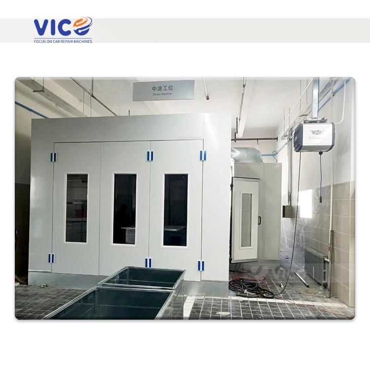 Vico Auto Painting Booth Paint Spray Booth Repair Center Diesel Car Spray Booth