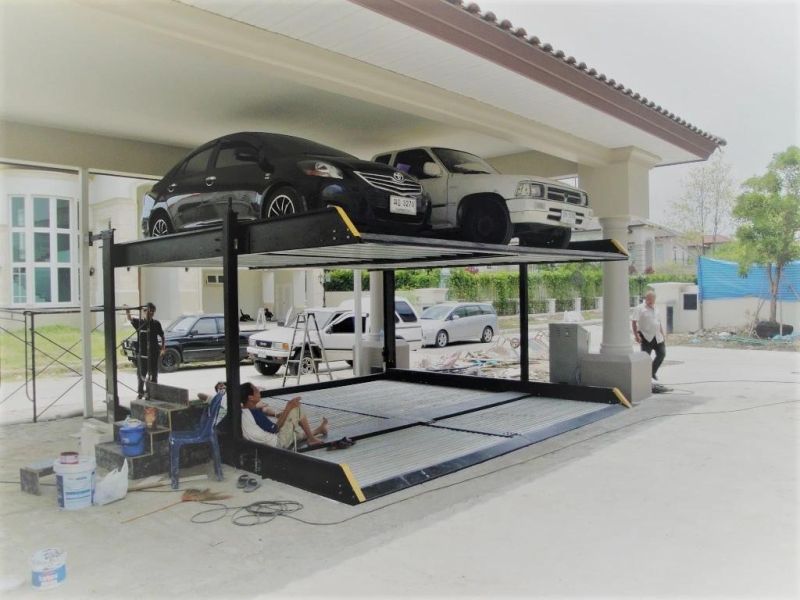 Direct Car Parking Lift Underground for 2 or 4 Cars