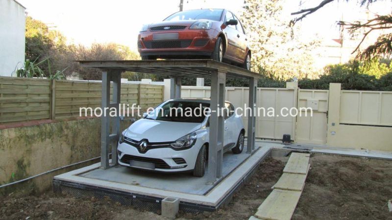 Underground Double Deck Lift for Basement Private Cars