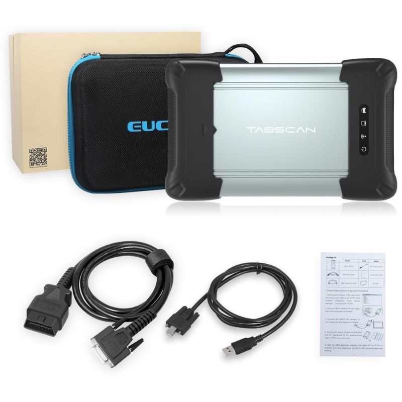 Eucleia Wiscan T6 PRO OBD2 Scanner with 2tb Original Factory Diagnosis and ECU Coding Software Installed in Lenovo T440 Laptop