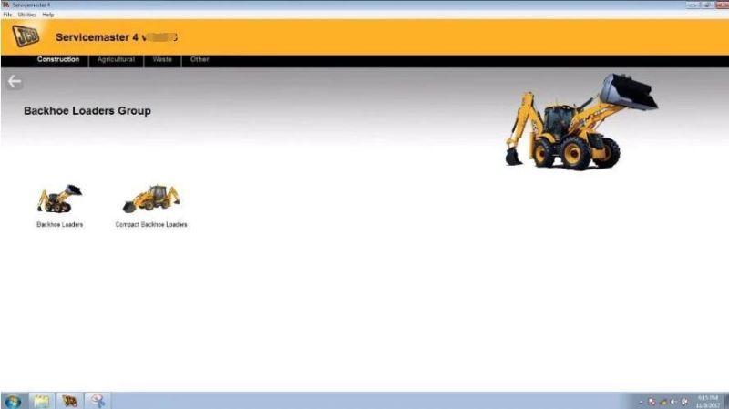 Jcb Electronic Service Tool with Jcb Service Master V1.73.3 Heavy Duty Truck Diagnostic Scanner