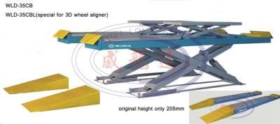 Ultra-Thin Big Scissor Lift Wld-35cbl (special for wheel aligner) for Sale