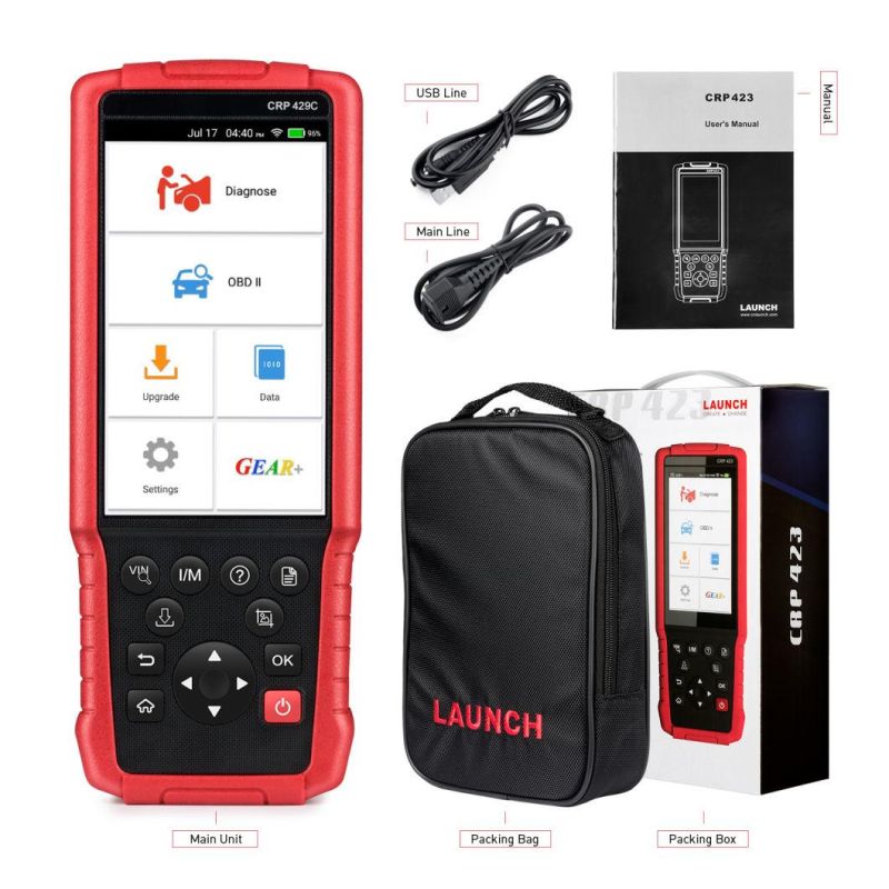 Launch Crp 429 Auto Diagnostic Tool OBD2 Tools for Engine/ABS/Airbag/at +11 Service Free Update