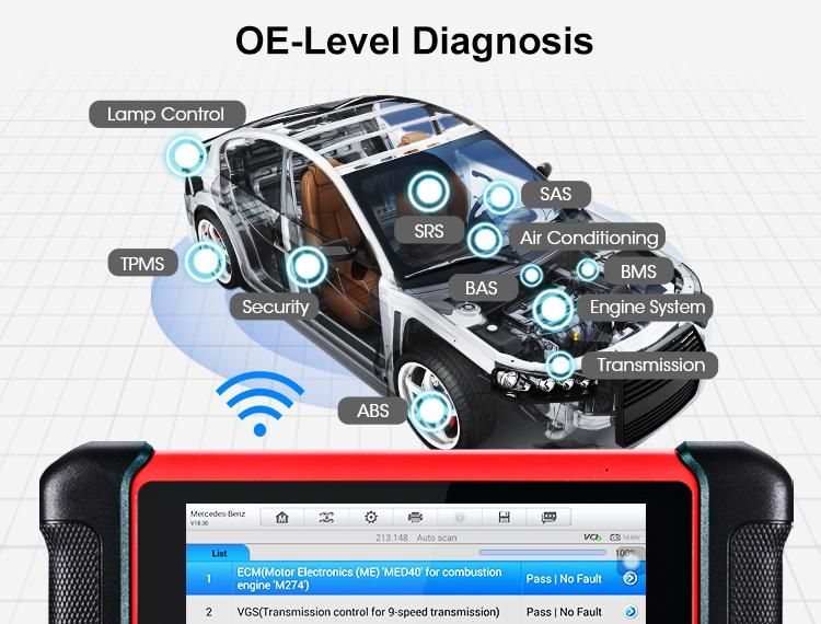 Full System OBD2 Prec Automotive Maxicom Mk906bt Auto Tuning Programming Tool Device Software Diagnostic Scanner Maxisys Ms906bt