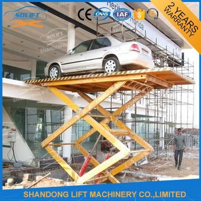 Hydraulic Scissor Underground Car Parking Lift