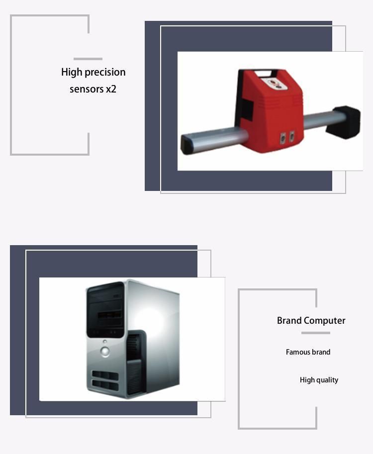 CE Portable Truck Wheel Aligner Machine with Sensors