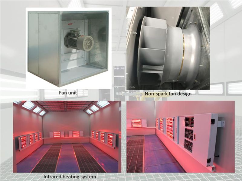 Infrared Lamp Spray Booth Infrared Paint Booth Infrared Paint Oven for Car Painting