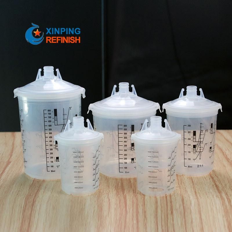 Disposable Paint Cup Type H/O Quick Cup Spray Gun Tank Spray Gun Pot Side Feed Plastic Paint Cup