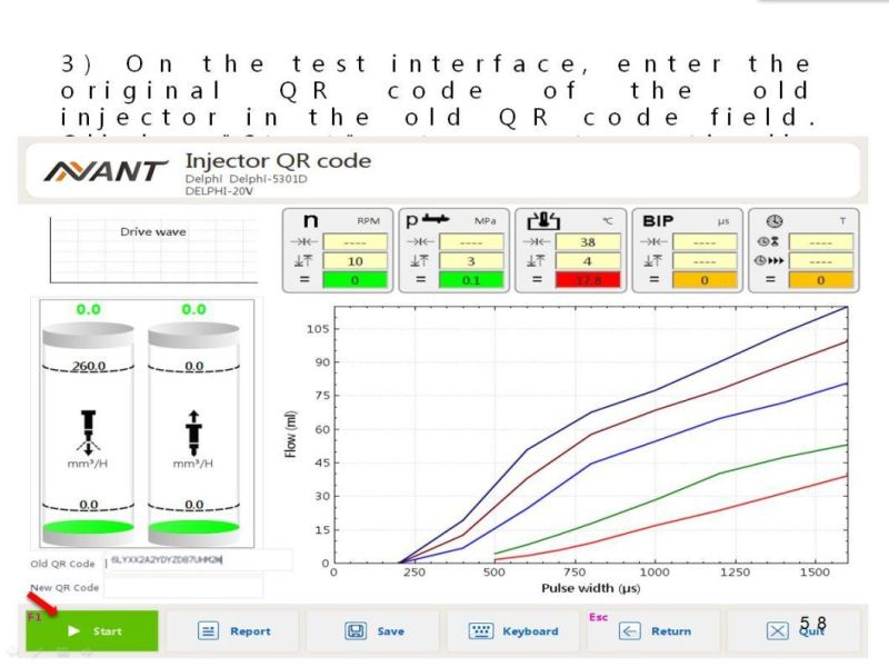 Nant Common Rail Test Bench EPS207 Smart Injector Tester Testing Fuel Injection Injectors