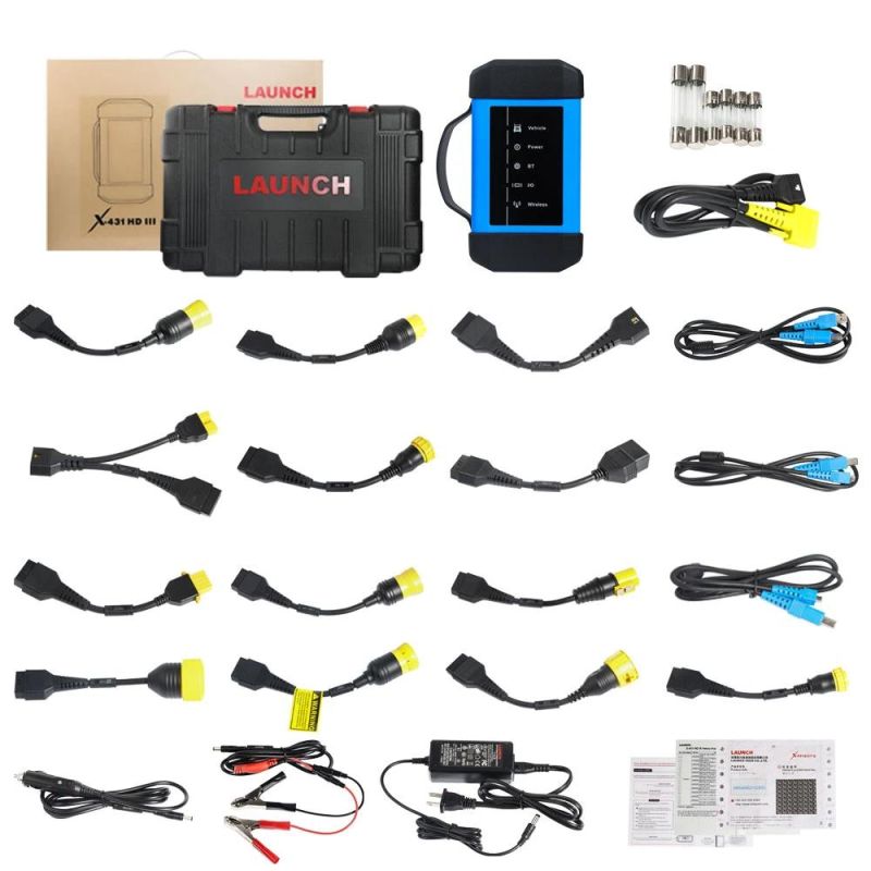 Launch X431 V+ HD3 HD III Truck Module Trucks & Cars 2 in 1 Diagnostic Tool Supports Car and Heavy Duty Truck Scan Tool