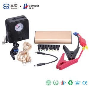 Lithium Car Battery Charger Auto Jump Starter with Air Compressor