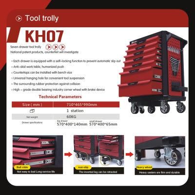 Trolley Tool Box Tools Box Trolley Aluminium Trunk Tool Kit Flight Box Storage for Mechanic Tools