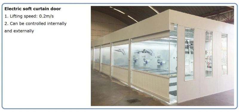 Garage Paint Booth Paint Spray Booth Garage Equipments with Car Jack