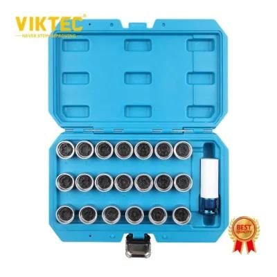 Viktec CE 21PCS Audi Locking Wheel Nut Stud Remover Tool Set (VT13007C)