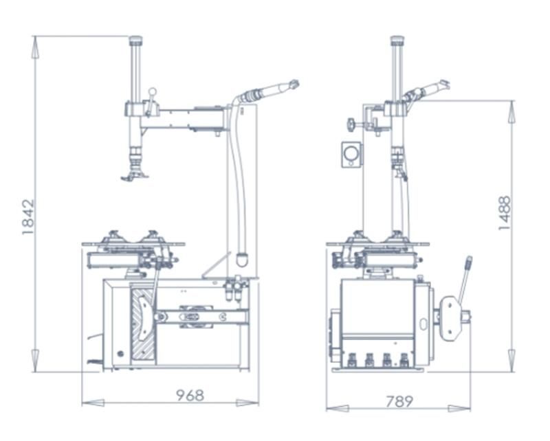 Tyre Mounting Equipment Stable Tire Changer for Garage