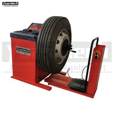 380V Semi Automatic CE Wheel Balancer Machine for Truck Repair