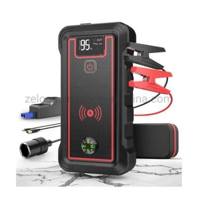 Portable 1600A Peak Current Car Jump Pack Vehicle Battery Jumper Box Lithium Jump Starter