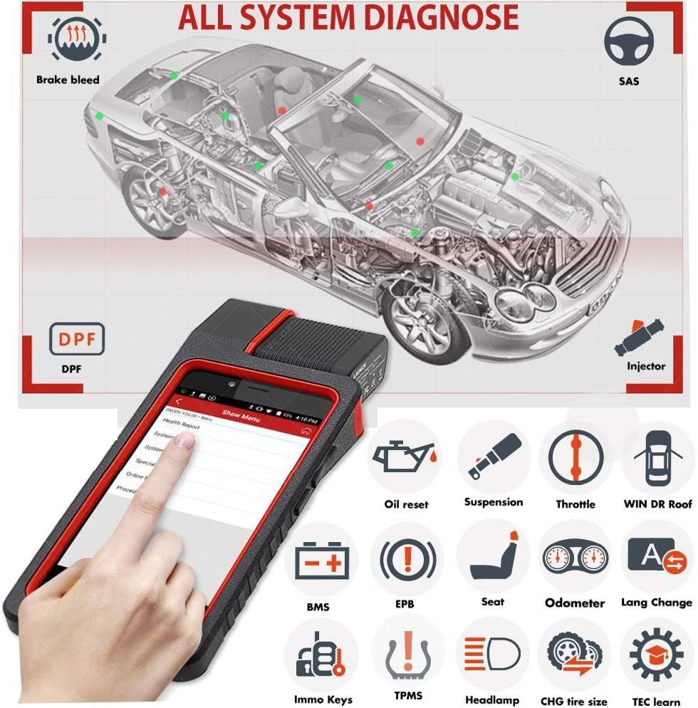 Launch X431 Diagun V Powerful Diagnostic Tool with Full Connectors Free Update Online for 1 Year