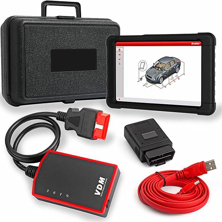 Ucandas Vdm WiFi Full System Obdii Car Fault Scanner Car Diagnosis Maintenance Tool+Tablet Win10