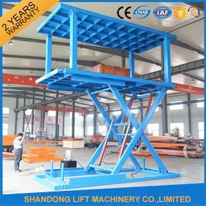 China Steel Wholesale Two-Layer Folding Car Garage Hydraulic Scissor Lift