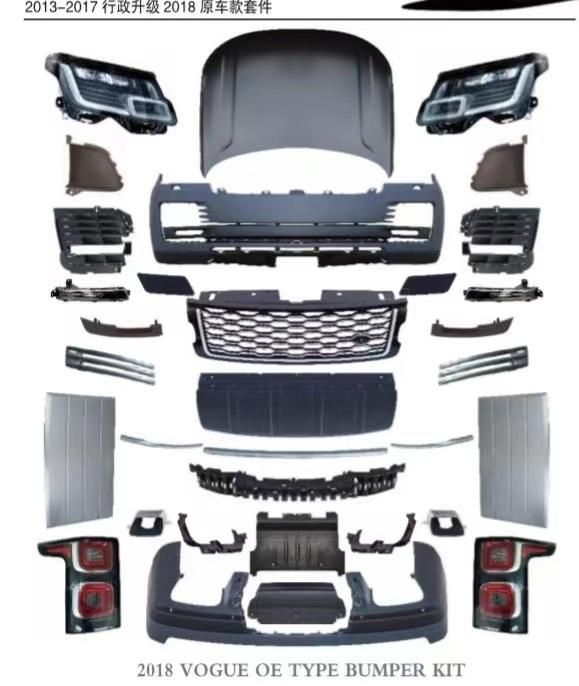 L405 Vogue OE Svo Sva Body Kit for Land Rover Range Rover Vogue 2014-2017 up to 2018-2021 Car Facelift and Upgrade Bodykit