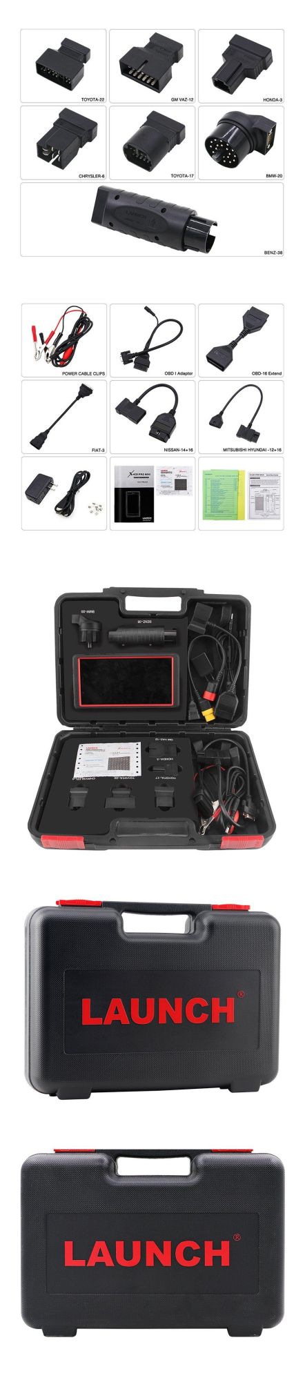 Launch X-431 PRO Mini Full System WiFi/Bt Auto Diagnostic Car Scanner