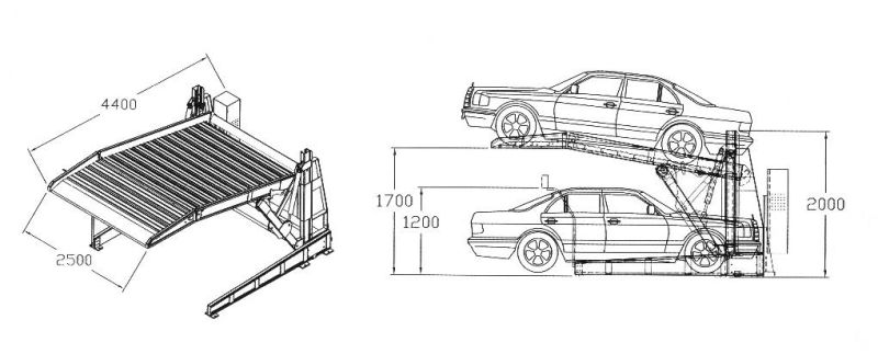 Inground Simple Lifting Mechanical Parking System