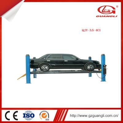 Guangli Professional Factory Supply Hydraulic Four-Post Lift for Four-Wheel Alignment (QJY-3.5-4C1)