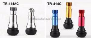 Red Tubeless Tire Valve Stem Aluminium Tr525