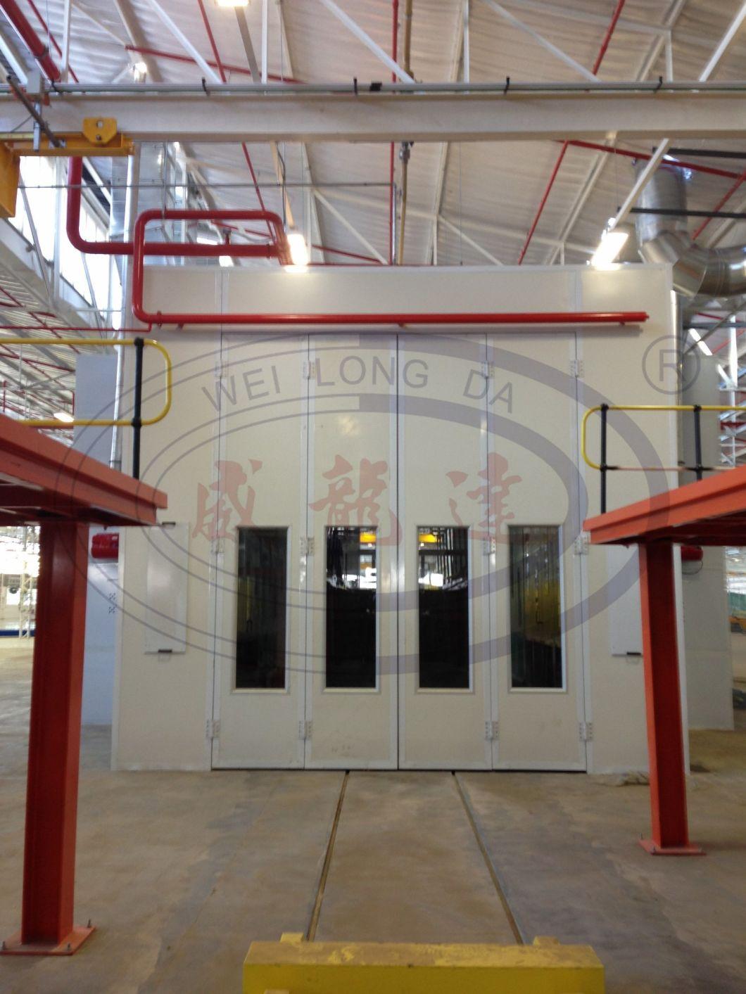 Large Industrial Car Spray Painting Booth Oven for Bus & Truck Oven