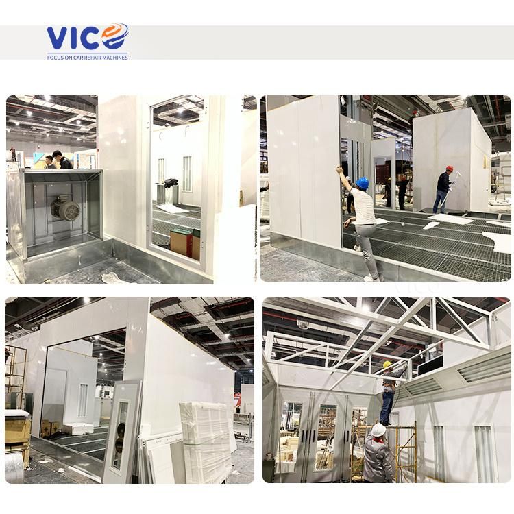 Vico Diesel Burner Spray Booth Auto Spray Painting Booth Car Painting Booth