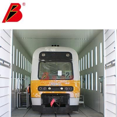 Train Paint Booth with 3D Lifting Working Platform Railway Equipments Paint Solution