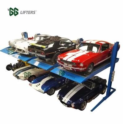 2 stacker auto parking lift for commercial residential use