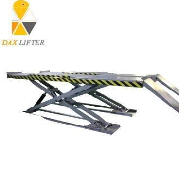 China Daxlifter Brand 3500kg Super Low Profile Double Lifting Device Car Lift