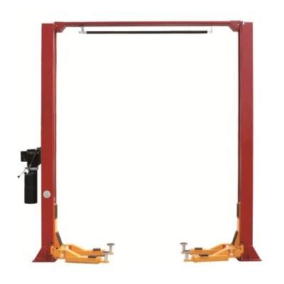 Low Ceiling Double-Deck Auto Lift 4 Post Car Lift with Casters 9000 Lb for Garage