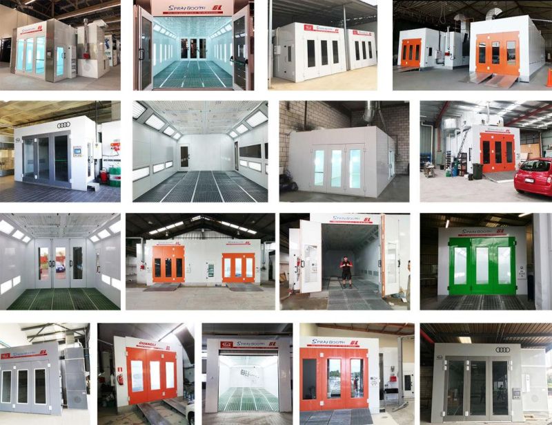 Spray Booth Electric Paint Cabin Car Truck Bus Painting Booths for Sale