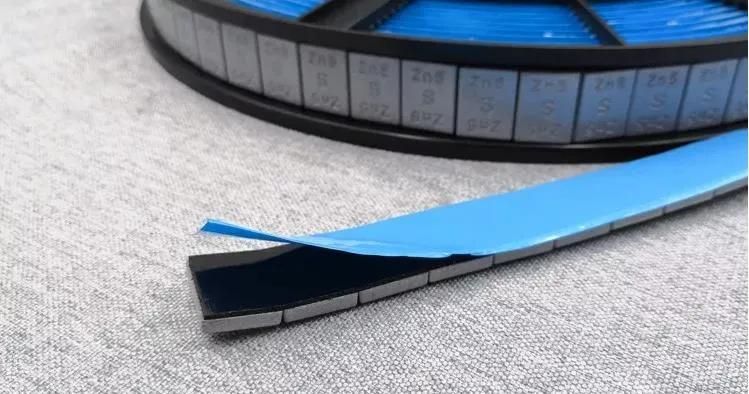 Roll Balancing Adhesive Tire Weights Zn Zinc Wheel Balance Weights