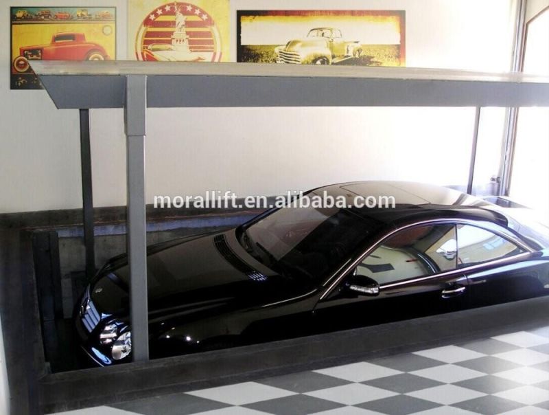 Double Deck Underground Garage Car Parking Lift with CE