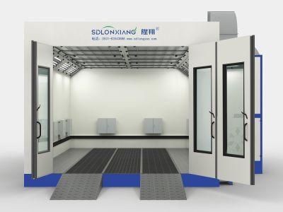 CE and ISO Certificate Car Spray Paint Baking Booth Size 7X4m with Electric Heating