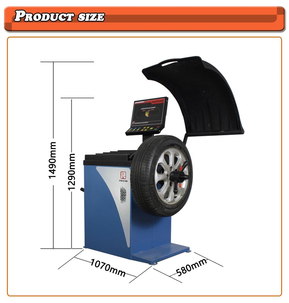 High Performance Sturdy Middle Wheel Balancer and Small Car Tyre Alignment Wheel Balancer